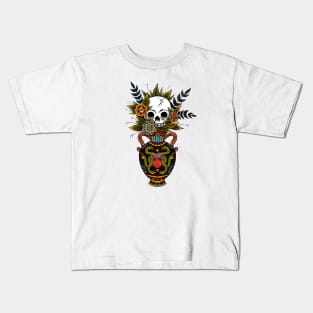 Mrs. Bouquet - traditional tattoo design - color Kids T-Shirt